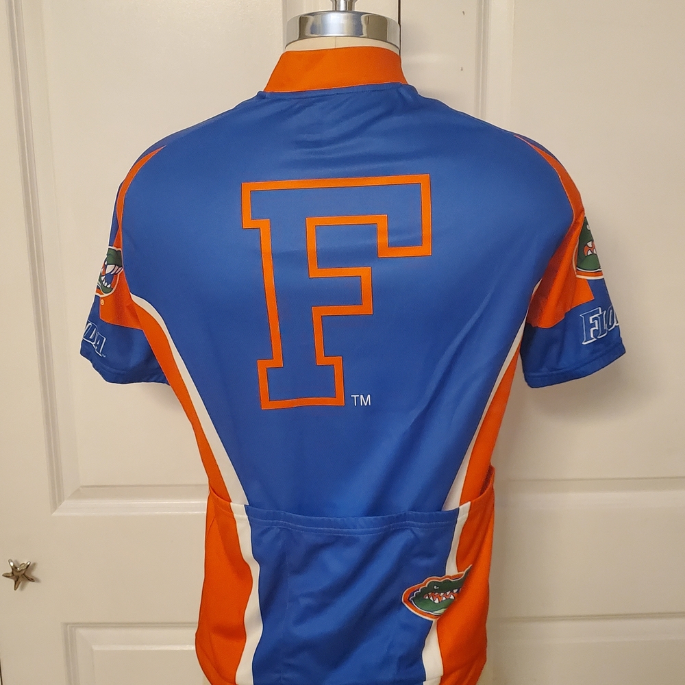 Hincapie Florida Gators Blue and Orange Cycling Jersey - XL - Picture 3 of 4